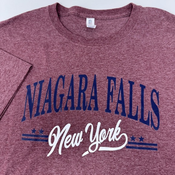 Jerzees Other - Niagara Falls New York Shirt Mens Large Red Jerzees Travel‎ Souvenir Graphic Tee